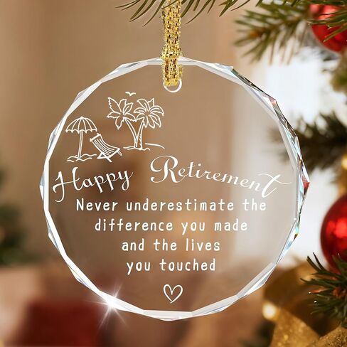 Thank You Keepsake, Thank You Gift, Crystal Christmas Ornament, Coworker Gift, Gifts to Say Thanks, Gifts for Friend, Bridesmaid, Mum & Teacher in Saudi Arabia