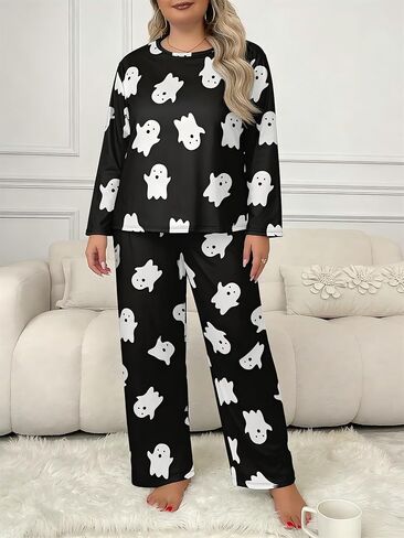 Pajama Set for Women 2 Piece Lounge Pjs Lounge Sets Long Sleeve Tops and Long Pants Soft Comfy Outfits in Saudi Arabia