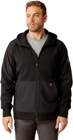 ARIAT mens Rebar Worktek Reinforced Full Zip Hoodie in Saudi Arabia