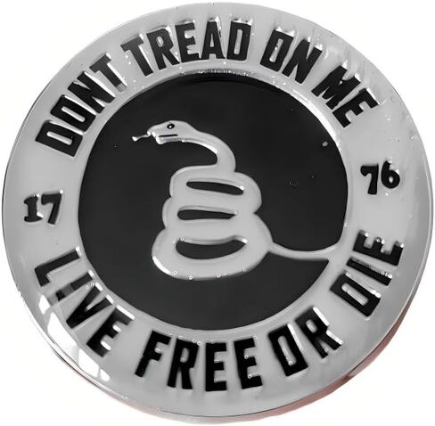 Dont tread on me, live free or die Enamel Pin metal badge brooch for backpack,Revolutionary War 1776 Rattlesnake in Saudi Arabia