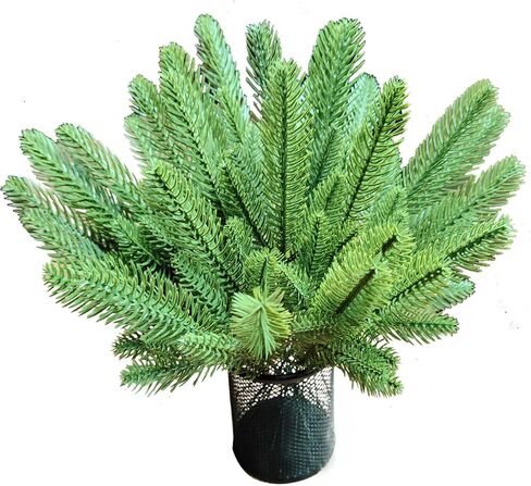 7Queen Artificial Pine Branches Christmas Greenery Plants Pine Needles DIY Cedar Picks and Sprays Accessories for Christmas Garland Wreath Craft and Home Decor (20) in Saudi Arabia