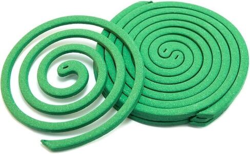 Citronella Coils – 2 Packs, 16 Count with 2 Coil Stands, Long-Lasting (5–7 Hours Each), Ideal for Outdoor Spaces Like Patio, Garden, Camping – Green in Saudi Arabia