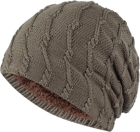 Men Knitted Hats Winter Fleece Thick Warm Windshield Warmer Outdoor Running Hiking Fleece Sports Caps Cycling Earmuffs in Saudi Arabia