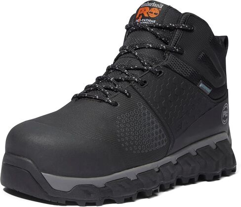 Timberland PRO Men's Ridgework Mid Composite Safety Toe Waterproof Industrial Hiker Work Boot, Black-2024 New, 15 in Saudi Arabia