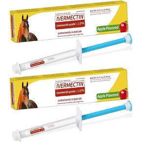 معجون الخيول 1.87% - 1 عبوة (6.08 جم) بنكهة التفاح عن طريق الفم للخيول in Kuwait