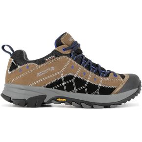 Alpina Tropez Men's Waterproof Hiking Leather Shoes with Alpitex Breathable Membrane & Slip-Resistant Vibram Sole – All-Weather Low-Cut Outdoor Trail Shoes | Made in Europe in Kuwait