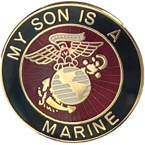 Trade Winds 3 Pack My Son Is A Marine Motorcycle Hat Cap Lapel Pin M-535 in Kuwait