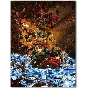 Anime One Piece Poster For Fans Kids Birthday Gifts-Manga Lovers Posters Canvas Art Print Manga Picture For Teen Girls/Boys Room Bedroom Wall Decor in Saudi Arabia