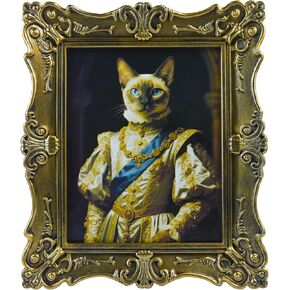 YANHUA1985 8x10 إطار صورة أسود عتيق مزخرف ديكور جداري عتيق، ديكور منزلي قوطي قديم أكاديمي داكن ديكور جداري فني لعيد الهالوين وهدية عيد الميلاد على الحائط وعرض الطاولة معرض الصور الفنية، أسود in Kuwait