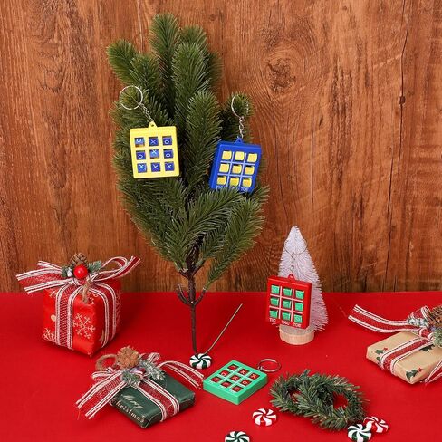 Mabor XO Tac-Toe Keychain Plastic Tac-Toe Game Pendant for Goodie Bags Mini Portable Pocket Board Keyring for Backpack Valentines Birthday Party in Saudi Arabia
