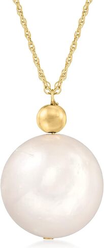 Ross-Simons 13-14mm Cultured Pearl Necklace in 14kt Yellow Gold in Saudi Arabia