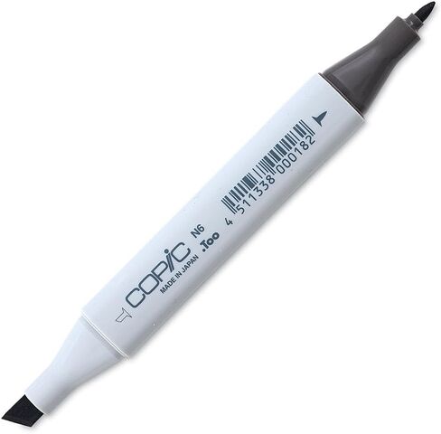 قلم تحديد كوبيك مع سن قابل للاستبدال، N6-Copic، رمادي محايد in Saudi Arabia