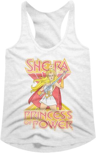 Masters of The Universe TV Television Series She Ra White Ladies Tank Top Tee in Saudi Arabia