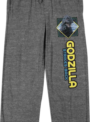 Godzilla Strikes Back Men's Athletic Heather Sleep Pajama Pants in Saudi Arabia