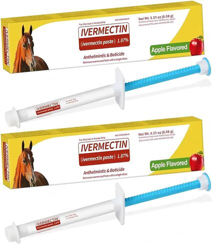 معجون الخيول 1.87% - 1 عبوة (6.08 جم) بنكهة التفاح عن طريق الفم للخيول in Kuwait