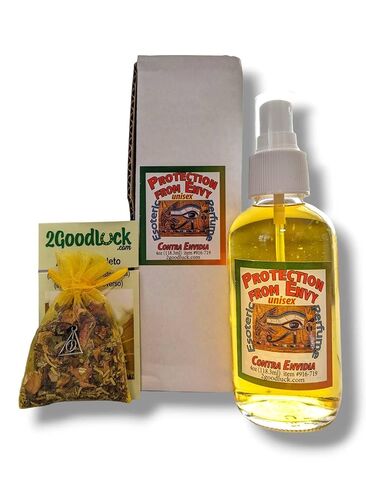 عطر فيكتوريا راي ضد الحسد مع الفيرمونات والتميمة للطقوس والسحر - عطر كون فيروموناس وأموليتو، كونترا إنفيديا، بارا ريتوالز واي ماجيا. in Kuwait