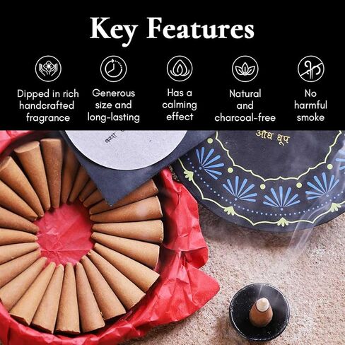 Boond Fragrances Dhoop - Pure Agarwood Incense Cones (Oudh) in Saudi Arabia