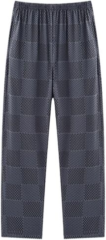 Premium Comfort 100% Cotton Breathable Sleep Pants Lightweight Men's Pajama Pants Lounge Soft Sleepwear in Saudi Arabia
