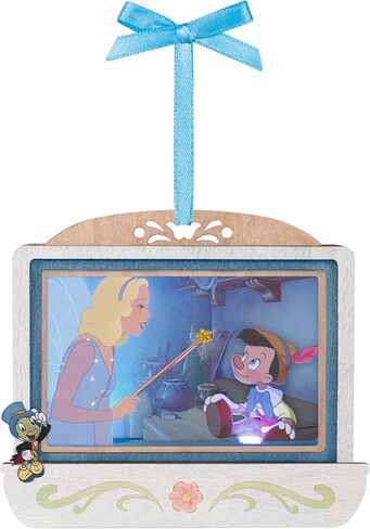 Hallmark Keepsake Christmas Ornament 2025, Disney Pinocchio 85th Anniversary Geppetto’s Wish Come True with Light, Papercraft, Gifts for Disney Fans in Saudi Arabia