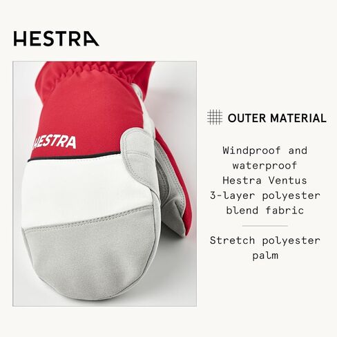 Hestra XC Tracker Mitt, Waterproof, Windproof Cross Country Ski Mitten for Winter Sports & Nordic Training in Saudi Arabia