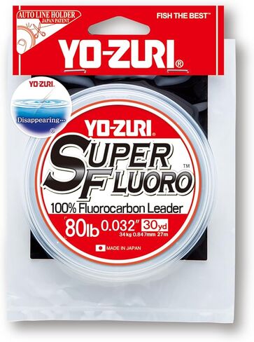 Yo-Zuri YZ-SF-300LB-NCL-30YD: Superfluoro 30YD 300 LB ، NARURT CLEAR in Kuwait