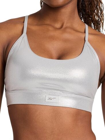 Reebok Apparel Women's Lux Strappy Bra, Vector Chrome in Saudi Arabia