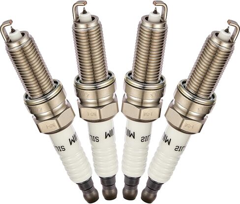 3461 Plugs Iridium Sparks 4 Pack متوافقة مع Hyundai Elantra Tucson ، متوافق مع Acura Ilx TSX ، Civic CR-V Accord ، Forte Soul ، Cooper Countryman 1.6L 1.8L 2.0L 2.4L L4 SLIP in Kuwait