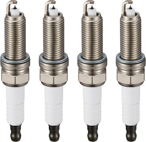 3461 Plugs Iridium Sparks 4 Pack متوافقة مع Hyundai Elantra Tucson ، متوافق مع Acura Ilx TSX ، Civic CR-V Accord ، Forte Soul ، Cooper Countryman 1.6L 1.8L 2.0L 2.4L L4 SLIP in Kuwait