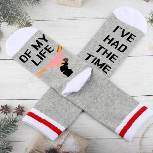 G2TUP Dance Musical Socks Frances & Johnny Fans Gift I've Had The Time Of My Life 80S Movie Socks Dance Merch in Saudi Arabia