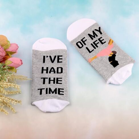 G2TUP Dance Musical Socks Frances & Johnny Fans Gift I've Had The Time Of My Life 80S Movie Socks Dance Merch in Saudi Arabia