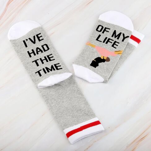 G2TUP Dance Musical Socks Frances & Johnny Fans Gift I've Had The Time Of My Life 80S Movie Socks Dance Merch in Saudi Arabia