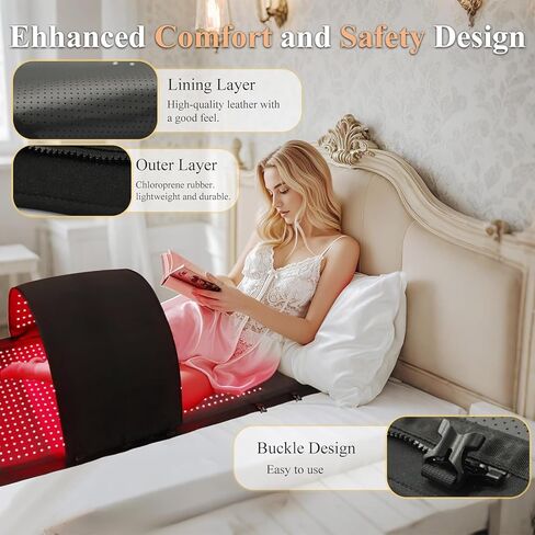 2026 Upgraded Red Light Therapy for Body,4 Modes Full Body Pain Relief,Large Size Dual-Wave LEDs(660nm&850nm),5-Level Intensity,10–90 Min Timer,Infrared Light Therapy Device for Home Use,Black in Saudi Arabia