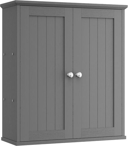 Shintenchi Bathroom Wall Medicine Cabinet with 2 Door, Bathroom Storage Organizer Over The Toilet,Space Saving Storage with 3-Tier Shelves,Solid White in Saudi Arabia