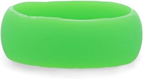 Thorsten KIWI Silicone Ring for Men and Women Green Comfort Fit Hypoallergenic 8mm in Saudi Arabia