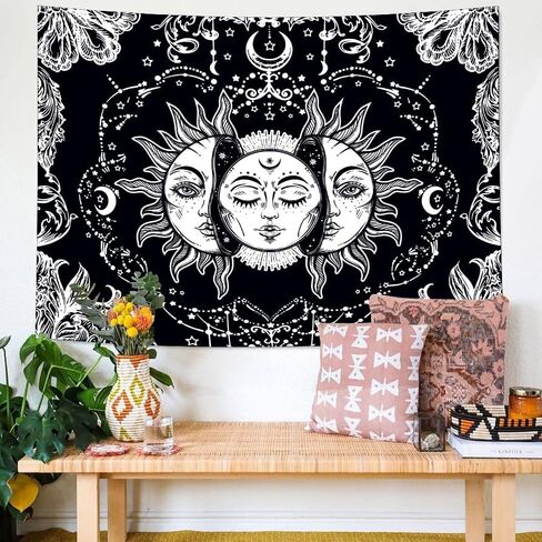 Abstract Mandala Tapestry Wall Hanging for Bedroom Living Room Bohemian Decor in Saudi Arabia