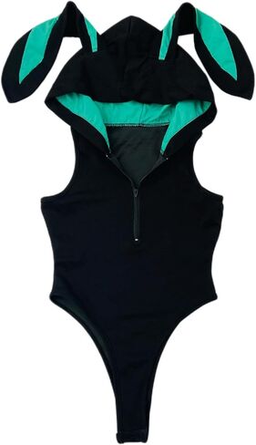 Jilneed Snap Crotch Lingerie for Women 2024 Sexy Naughty Bunny Role Playing Exotic Teddy Lingerie Bodysuit Boudoir Outfits in Saudi Arabia