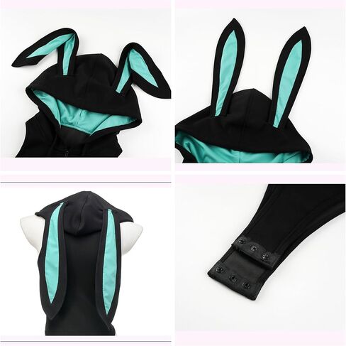 Jilneed Snap Crotch Lingerie for Women 2024 Sexy Naughty Bunny Role Playing Exotic Teddy Lingerie Bodysuit Boudoir Outfits in Saudi Arabia