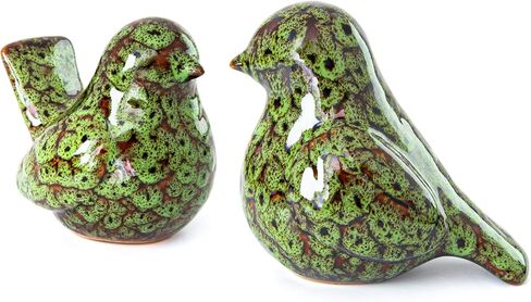 YINUOWEI Gold Birds Statues Home Decor, Modern Bird Figurines Decor, Birds Sculpture Animal Figurines for Living Room, Bedroom, Office Desktop, Book Shelf, Cabinets, Entryway in Saudi Arabia