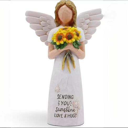 Sunflower Figurine Gift for Women, Sympathy Gifts for Loss of Loved One Religious Gifts for Women, Mon,FriendSunflower Table Decor Figurine. in Saudi Arabia