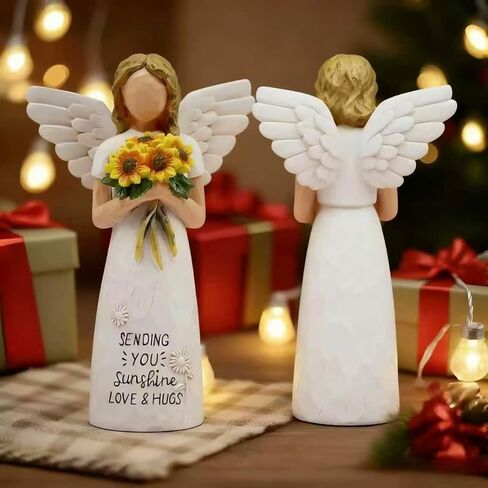Sunflower Figurine Gift for Women, Sympathy Gifts for Loss of Loved One Religious Gifts for Women, Mon,FriendSunflower Table Decor Figurine. in Saudi Arabia