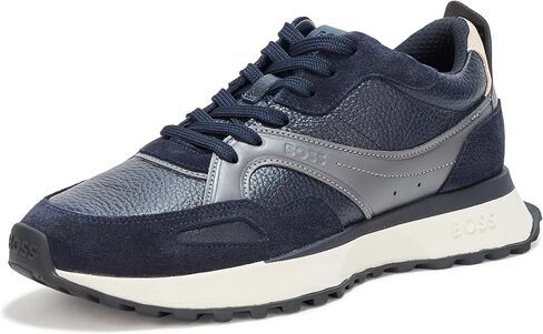 BOSS Mens Jonah Suede Detail Lace Up Sneakers in Saudi Arabia