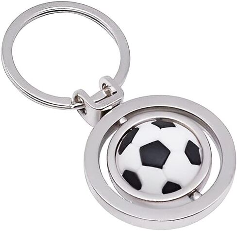 Rotatbale Basketball Soccer Golf Ball Keychains for Boys Girls Womens Mens Ball Related Gift for Birthday Christmas Souvenir in Saudi Arabia
