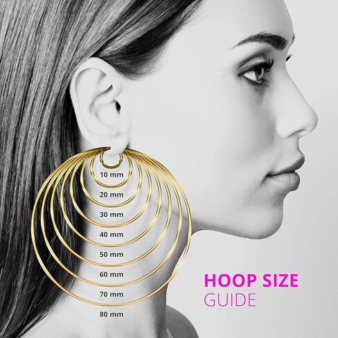 24k Polished Faceted 2 X 26.5mm With 18k Solid Yellow Gold Post Hoop Earrings 28x26.3mm Wide 2mm Thick Hoop Earring for Women in Saudi Arabia
