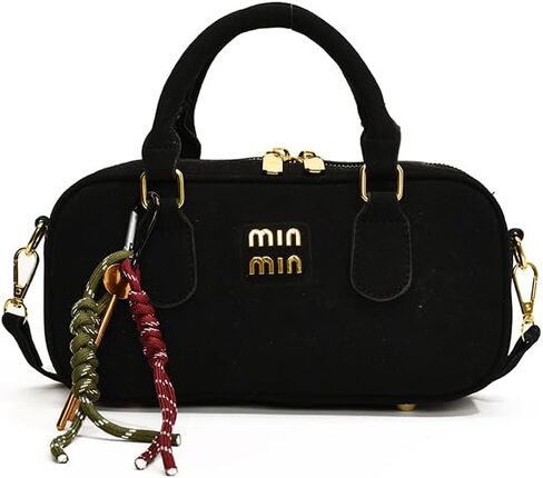 Min min Vintage Suede Crossbody Bags for Women,Hobo bags and Designer handbags,mini purses for women,Small shoulder bag in Saudi Arabia