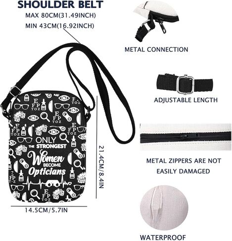 VAMSII Optician Crossbody Bag Optometry Optician Eye Doctor Gift For Women in Saudi Arabia