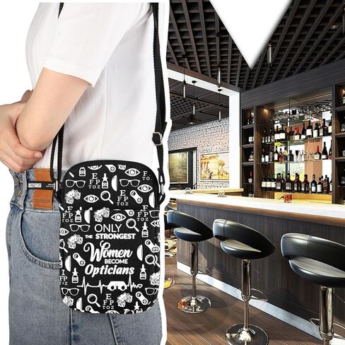 VAMSII Optician Crossbody Bag Optometry Optician Eye Doctor Gift For Women in Saudi Arabia
