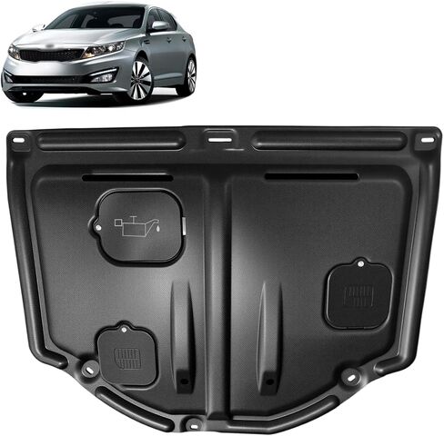 Front Engine Splash Shield Fit for Kia Sportage 2017-2022 Engine Case Guards Suitable for Sportage Under Engine Cover Mud Flaps Directly Replace Original in Kuwait