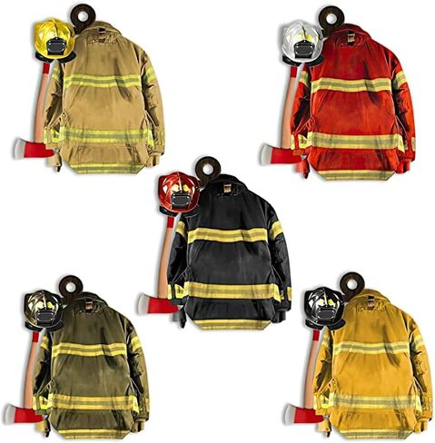 NAZENTI Custom Firefighter Keychain, Personalized Firefighter Gifts For Men, Fireman Keychain, Custom Personalized Keychain in Saudi Arabia