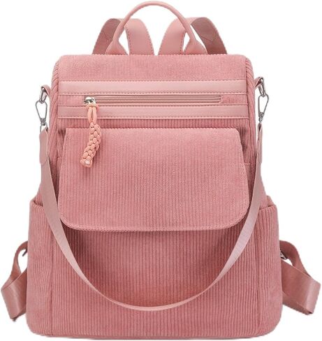 LY&SQ Women Anti-theft Backpack Purse Nylon Travel Casual Shoulder Bag Fashion Ladies Work Satchel Bags(Black) in Saudi Arabia
