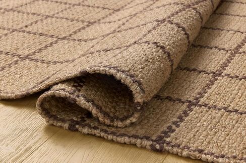 مجموعة Loloi Chris Loves Julia Fletcher FLE-01 طبيعي/بني 3'-6" x 5'-6"، .37 بوصة ارتفاع الوبر، سجادة مميزة in Saudi Arabia
